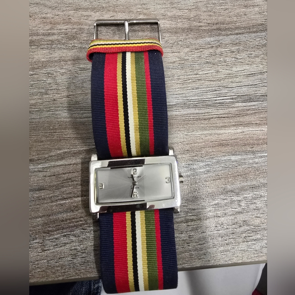 Women's Multicolor Striped Watch